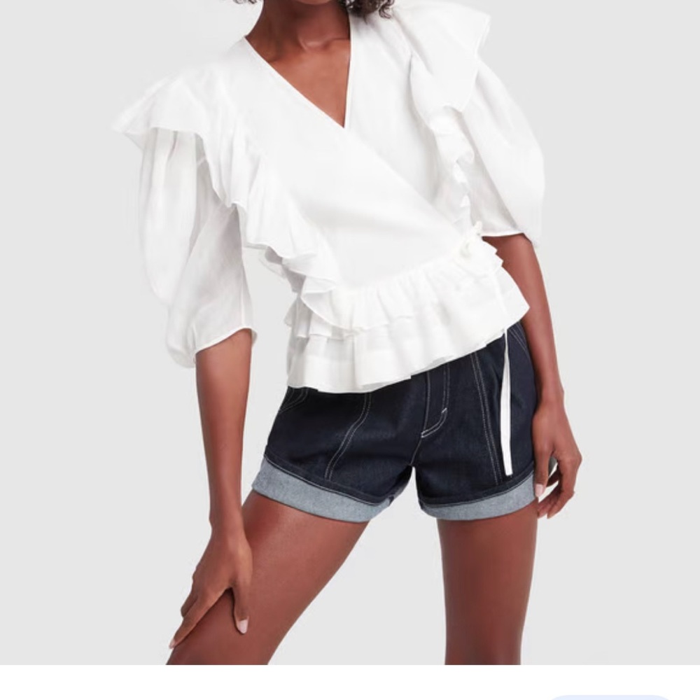 Ruffle Tie Top Chloe